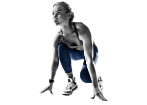 woman-ready-to-run-B&W_colored-center